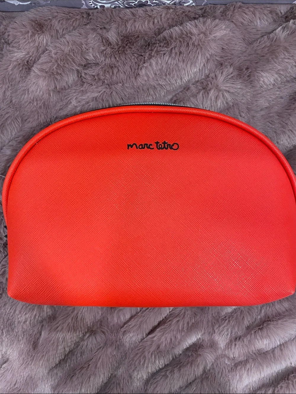 Mark Tetro Red Westie Dog Cosmetic Pouch.